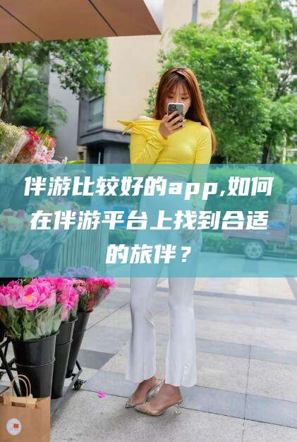海安伴游比较好的app,如何在伴游平台上找到合适的旅伴？